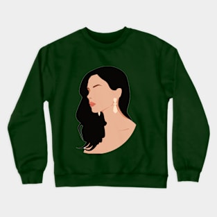 Beautiful Lady Crewneck Sweatshirt